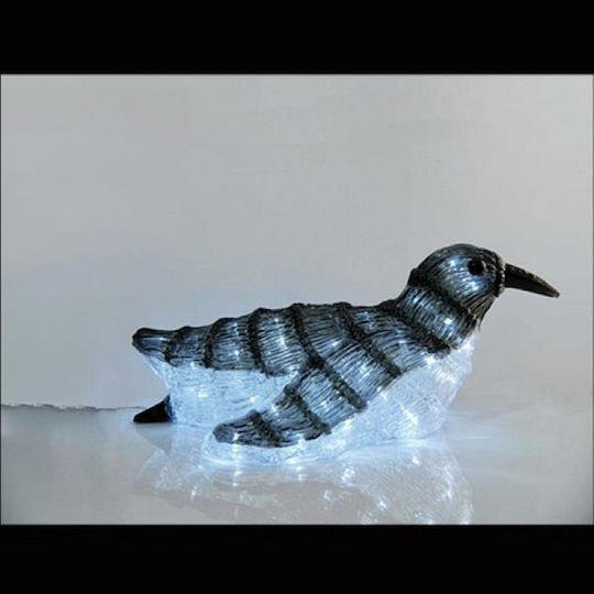 Eurolamp Illuminated Christmas Plastic Figure Penguin Length 30cm