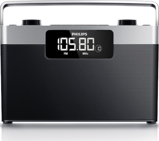 Philips AE2430/12 Φορητό Ραδιόφωνο Ρεύματος / Μπαταρίας Μαύρο