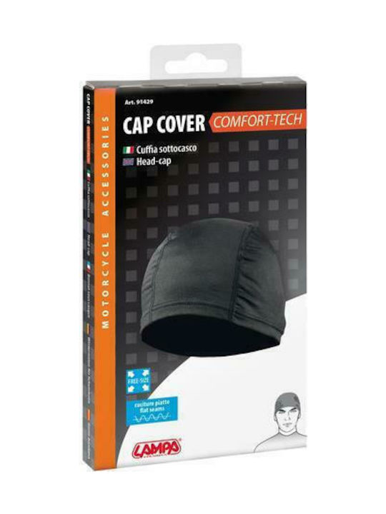 Lampa Head-Cap Motorcycle Rider Head Cover made of Polyester Black Color
