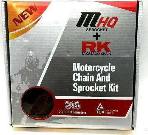 MHQ Σετ Γρανάζια Αλυσίδα (15-36-428) για Yamaha Crypton R 115 104L