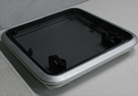 A.Hellas Boat Deck Hatch L525xW525mm Silver