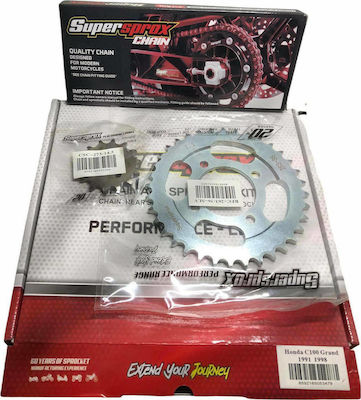 Chain & Sprocket Kit (14-39-428) for Yamaha Crypton-X 135