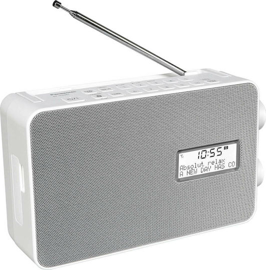 Panasonic RF-D30BT Tragbares Radio DAB+ mit Bluetooth Weiß