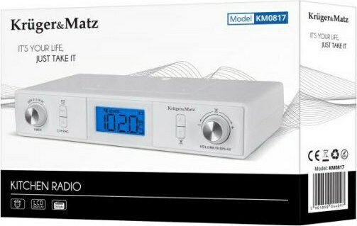 Kruger & Matz KM0817 Cu baterie cu Bluetooth Alb