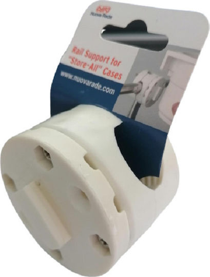 Lalizas Boat Μiscellaneous Marine Equipment Support Base for Rails 6x4.5cm White Gray
