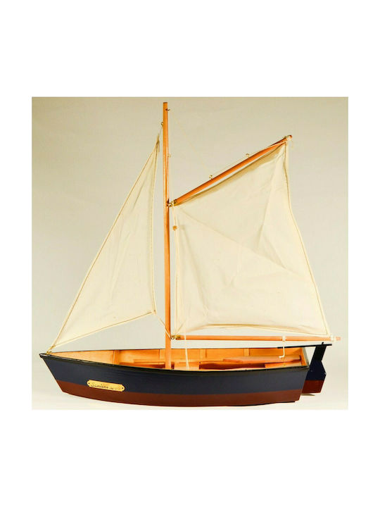 Christmas Boat Sailboat Wooden 44x45cm