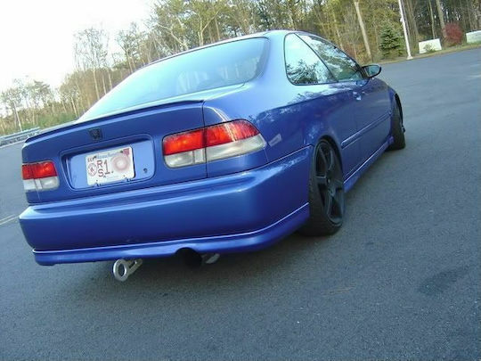 Kofferraumspoiler aus Polyurethan Honda Civic Lippe 1996-2001 Limousine / Coupé