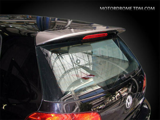 Motordrome Car Rear Spoiler Roof from Polyurethane Volkswagen Golf 6 2008-2011