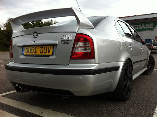 Motordrome Car Rear Spoiler from Polyurethane Skoda Octavia 4 TYP 1U 1996-2004 2pcs