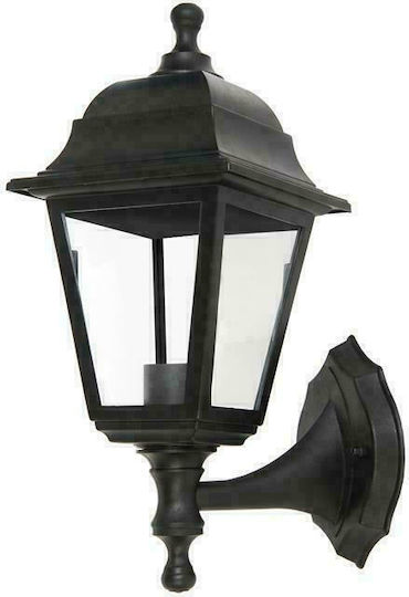 Aca Wall-Mounted Outdoor Lantern E27 IP44 19.7x35x35εκ.