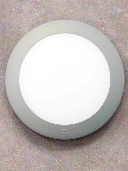 Fumagalli Berta Επιτοίχια Εξωτερική Πλαφονιέρα E27 IP66 27.5x27.5x8εκ.