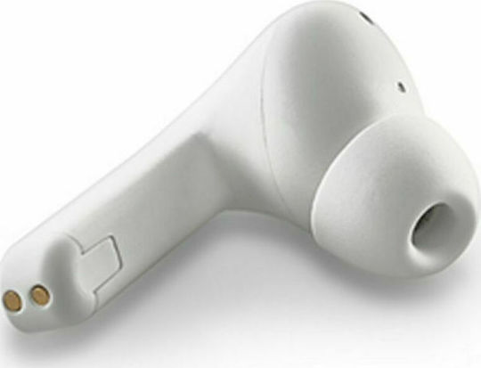 NGS Artica Crown In-ear Bluetooth Handsfree Earphones with Charging Case White