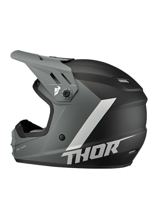 Thor MX Youth Sector Chev Grey/Black Παιδικό Κράνος Μηχανής Motocross