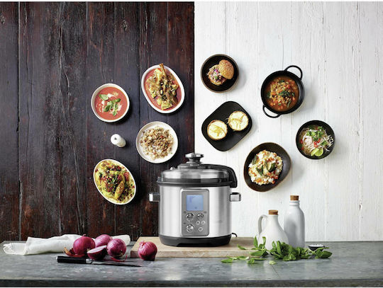 Sage Fast Slow Pro Multi-Function Cooker 6lt 1100W Silver