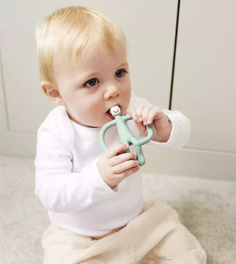 Matchstick Monkey Monkey Teething Ring BPA Free Silicone for 3 m+