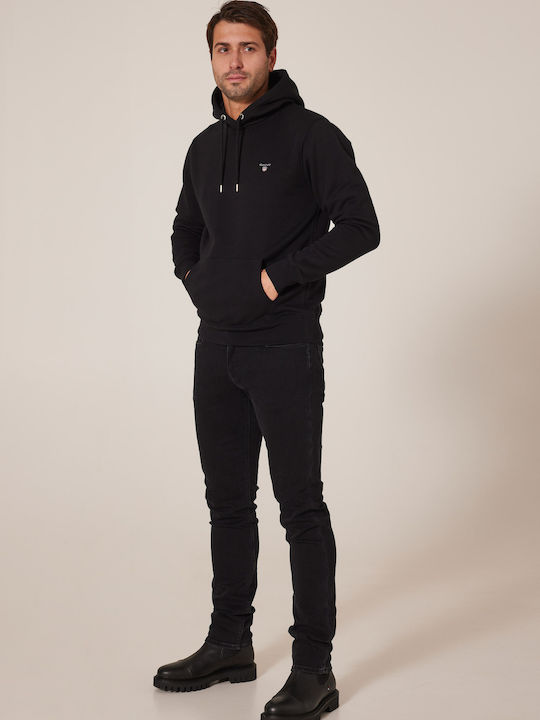Sweatshirt with Hood Black