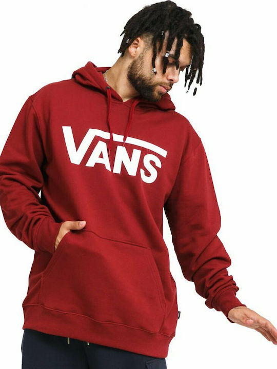 Classic II Sweatshirt with Hood Burgundy
