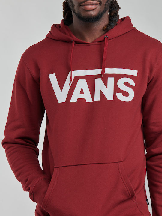 Classic II Sweatshirt with Hood Burgundy