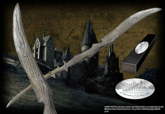 The Noble Collection Harry Potter: Death Eater's Thorn Wand Stick Replica length 34cm in Scale 1:1