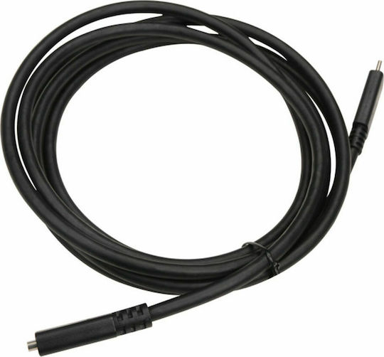 V7 Regular USB 2.0 Cablu USB-C bărbătesc - USB-C female Negru 2m (V7UC3EXT-2M)