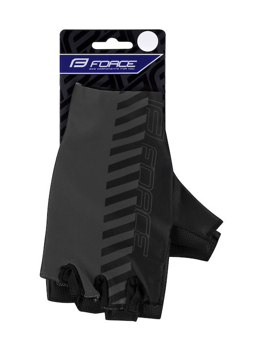 Force Line Κοντά Unisex Γάντια Ποδηλασίας Μαύρα