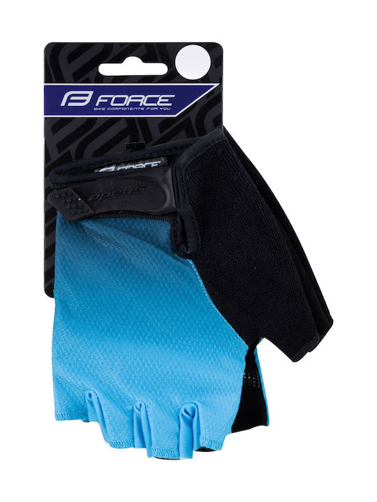 Force Shade Half Finger Cycling Gloves Adults Blue