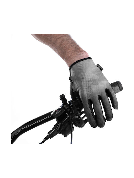 Force Μtb Core Μακριά Unisex Γάντια Ποδηλασίας Γκρι