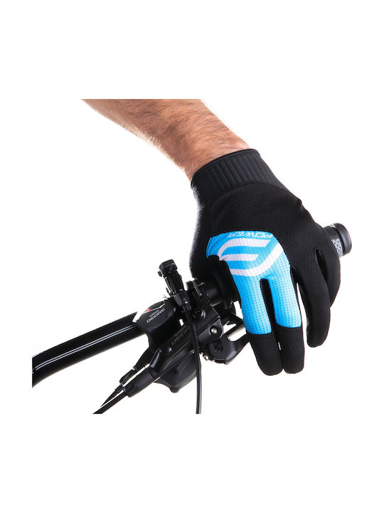Force Μtb / Downhill Power Summer Μακριά Ανδρικά Γάντια Ποδηλασίας Μαύρα