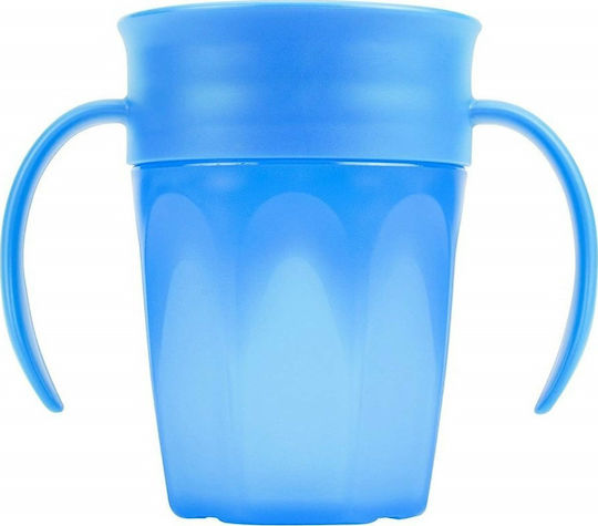 Dr. Brown's Baby Cup Cheers 360 made of Plastic Blue 200ml for 6m+m+