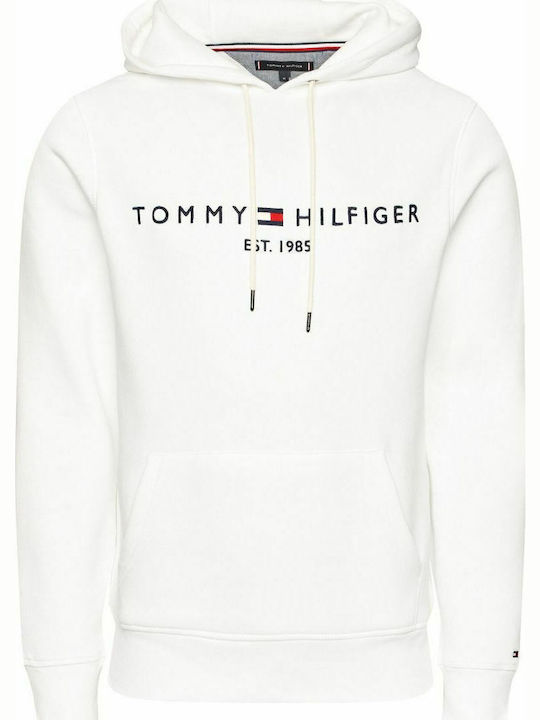 Sweatshirt with Hood White
