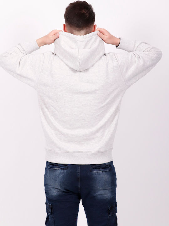 Sweatshirt Fleece with Hood Gray