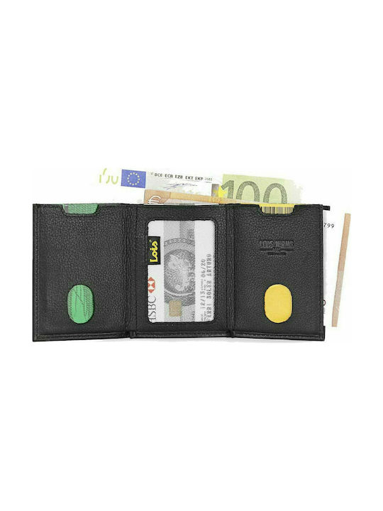 Leather Men's Wallet Classic with RFID Black