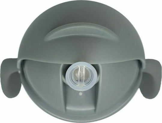 Mininor Baby Cup with Handles and Straw made of Plastic Gray 220ml for 6m+m+