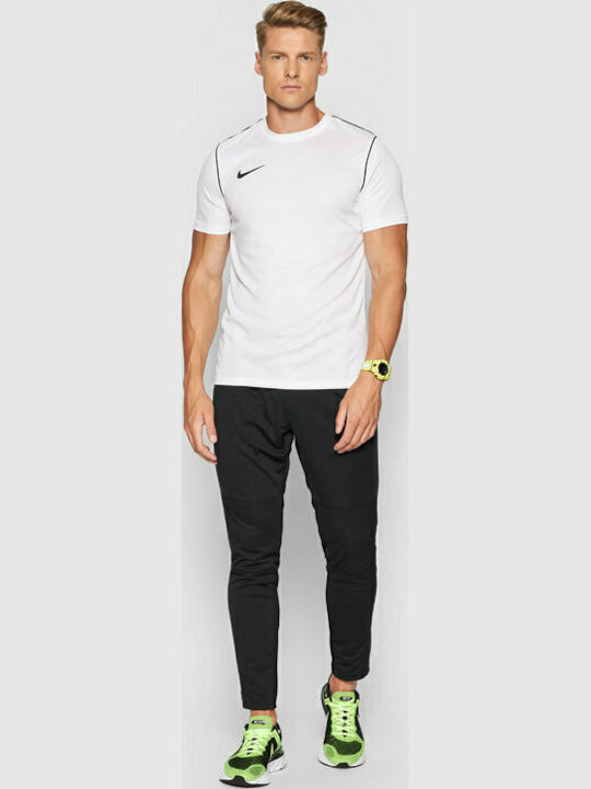 Park 20 Dri-Fit Herrenblusen Kurzarm T-Shirt Weiß