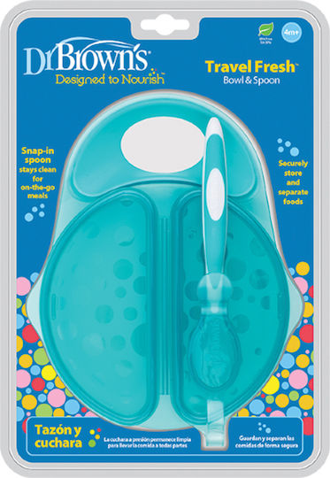 Dr. Brown's Baby Food Bowl made of Plastic Blue 2pcs TF 010