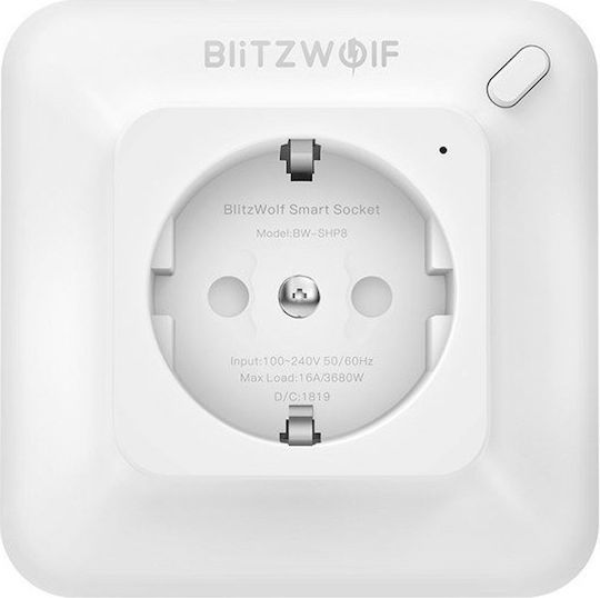 BlitzWolf Single Walled Power Socket Wi-Fi White