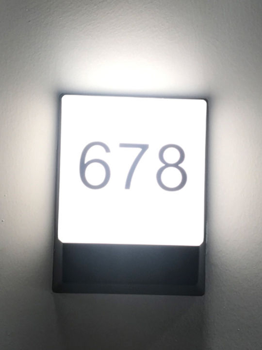 Sun Light Επιτοίχια Εξωτερική Πλαφονιέρα LED IP65 12.5W 16.1x21.1εκ.