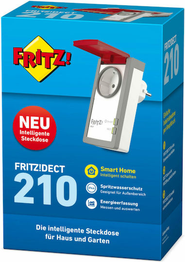 FRITZ FRITZ!DECT 210 Smart Plug Единично гнездо с USB-A