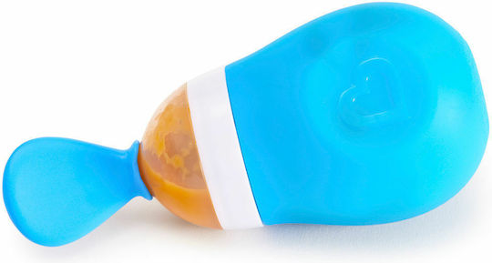 Munchkin Baby Spoon with Adjustable Flow made of Silicone for 4+ months Blue
