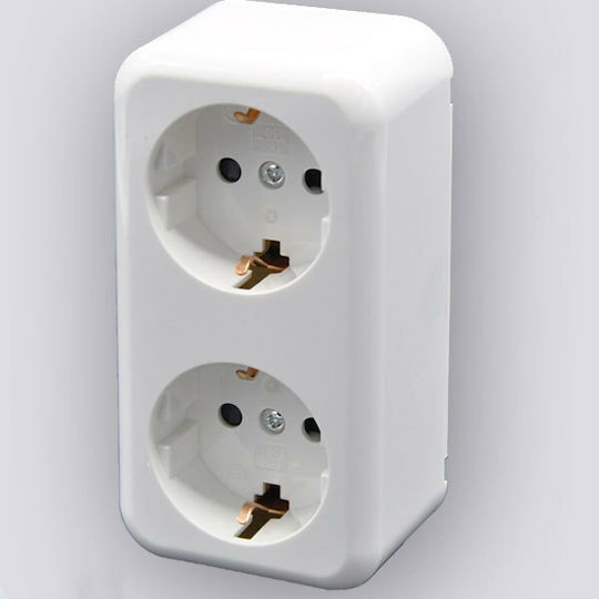 Eurolamp Power Socket White 1pcs