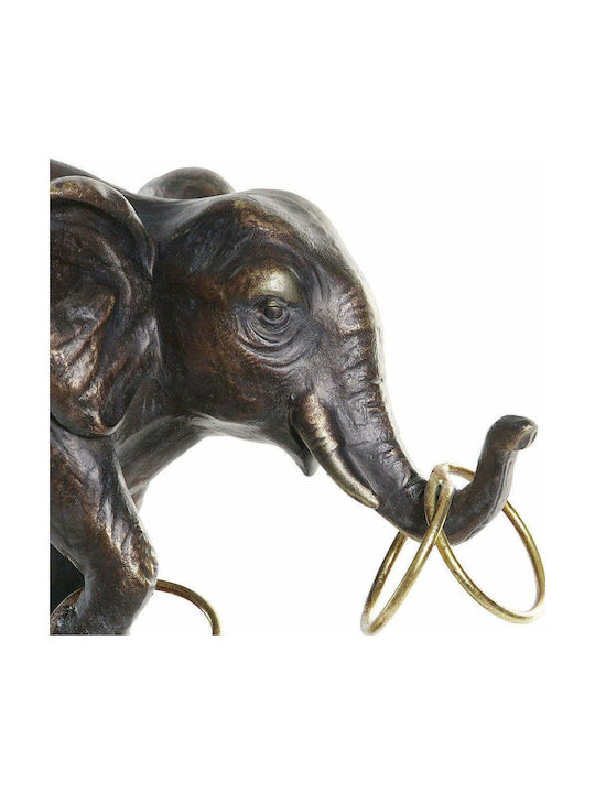 DKD Home Decor Decorative Elephant Polyresin 31x13x41cm 1pcs