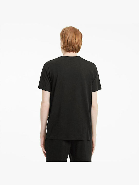 Puma T-shirt Bărbătesc cu Mânecă Scurtă Negru