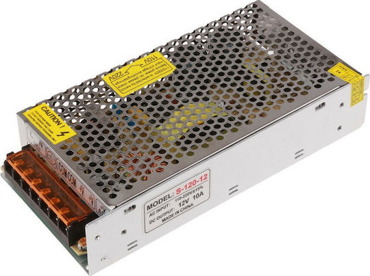 LED Power Supply IP20 Power 120W with Output Voltage 12V