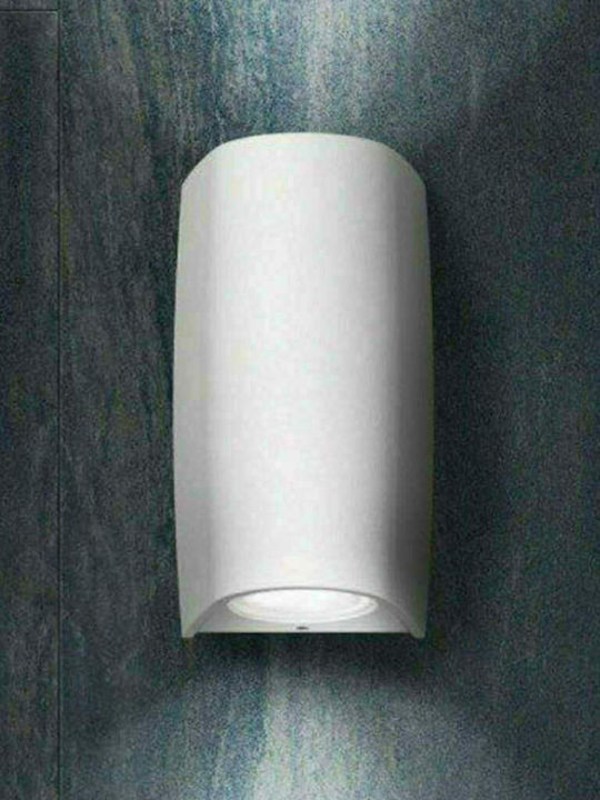 Fumagalli Marta 90 Wall-Mounted Outdoor Spot GU10 IP55 Double Beam 9.2x8x17cm