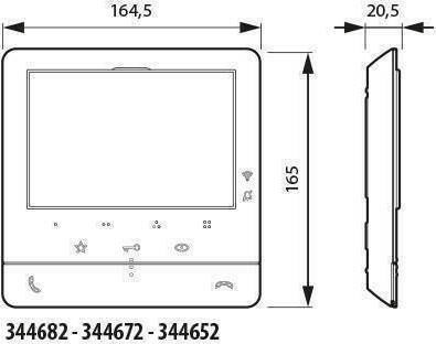Legrand Class 100V16Β Monitor για Θυροτηλέφωνο