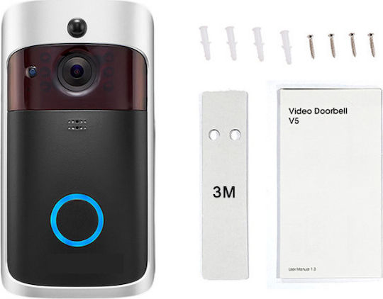 Eken Wireless Doorbell Wi-Fi Black Without Indoor Unit Black