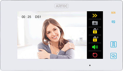 2 Easy Monitor Für Gegensprechanlage SB DT 47MG W