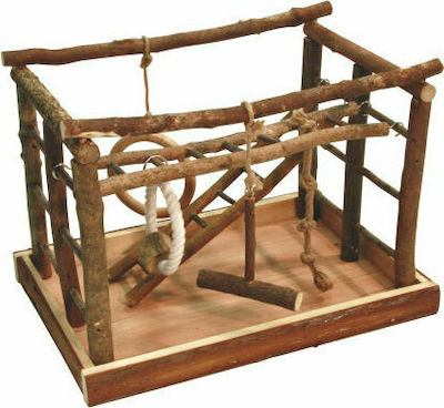 Kerbl Play Area Wooden Bird Cage Game Park 35x25cm