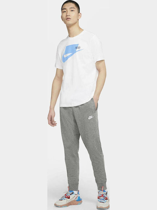 Sportswear Club Παντελόνι Φόρμας με Λάστιχο Γκρι