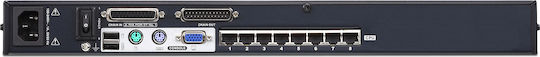 Aten 8-Port Multi-Interface (DisplayPort, HDMI, DVI, VGA) Cat 5 KVM Switch